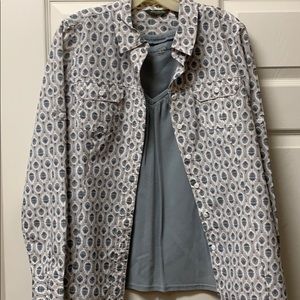 Eddie Bauer Button Down Shirt & Tank